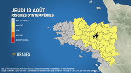 Illustration de l'actualité Maintien d'un risque d'orage et de pluies soutenues ce jeudi sur une partie de la région