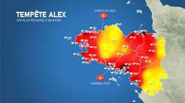 Illustration de l'actualité La tempête Alex en cartes