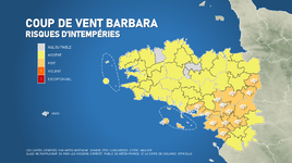 Illustration de l'actualité Passage de la dépression Barbara avec un coup de vent