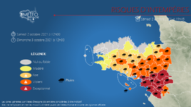 Illustration de l'actualité Pluies : grande prudence ce soir en Loire-Atlantique !