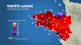 Illustration de l'actualité Tempête Aurore : de violentes rafales de vent et des tornades