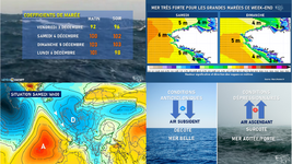 Illustration de l'actualité Vent de nord-ouest et mer forte pour les grandes marées ce week-end en Bretagne