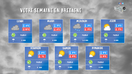 Illustration de l'actualité Votre semaine en Bretagne: la tendance météo du 17 au 23 janvier 2022