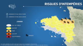 Illustration de l'actualité Risque de forts orages pour le Golfe de Saint-Malo