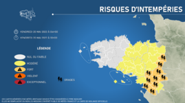 Illustration de l'actualité Nouveaux orages la nuit prochaine !