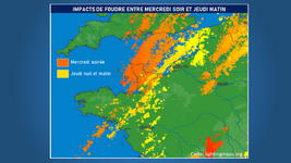 Illustration de l'actualité Des orages et un peu d'eau ces dernières heures en Bretagne