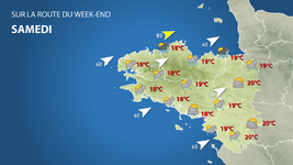 Illustration de l'actualité Sur la route du week-end: la météo pour les journées du 1er et du 2 octobre