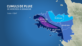Illustration de l'actualité Des pluies parfois abondantes au cours de ces prochains jours