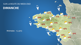 Illustration de l'actualité Sur la route du week-end: la météo pour les journées du 1er et du 2 avril 2023