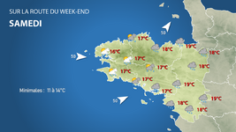Illustration de l'actualité Sur la route du week-end : quelle météo en Bretagne pour ce week-end prolongé du 8 mai ?
