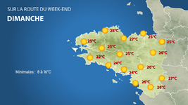 Illustration de l'actualité Sur la route du week-end: la météo pour les journées du 7 et du 8 octobre