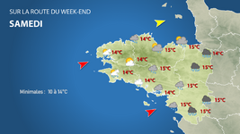 Illustration de l'actualité Sur la route du week-end: la météo pour les journées du 9 et du 10 décembre