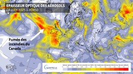 Illustration de l'actualité De la fumée venue du Canada observée dans le ciel breton ce 8 juin