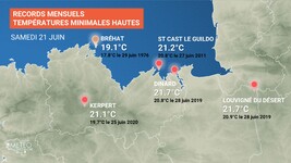 Illustration de l'actualité Nuit tropicale en Bretagne : des records mensuels battus