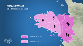 Illustration de l'actualité Dégradation orageuse ce mercredi 25 juin.