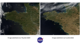 Illustration de l'actualité La sécheresse vue du ciel !