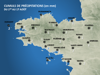 Illustration de l'actualité Des pluies et des averses orageuses sont envisagées mardi et mercredi