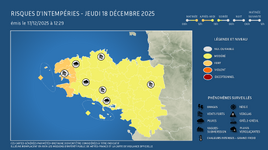 Illustration de l'actualité Perturbation très venteuse et pluvieuse ce jeudi.