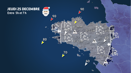 Illustration de l'actualité Neige, verglas et forte bise pour la nuit de Noël en Bretagne : quelle chronologie ?