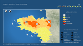Illustration de l'actualité Episode neigeux sur l'intérieur breton ce lundi
