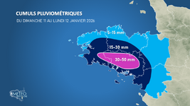 Illustration de l'actualité Des pluies abondantes sur le Morbihan