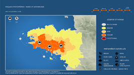 Illustration de l'actualité Une nouvelle perturbation arrive par le Finistère