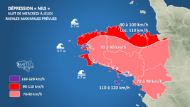 Illustration de l'actualité Avis de coup de vent à fort coup de vent sur la Bretagne