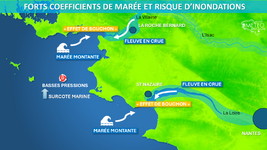 Illustration de l'actualité Crues et marées : les zones estuariennes sont vulnérables