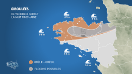 Illustration de l'actualité Giboulées accompagnées de flocons pour ce soir et la nuit prochaine