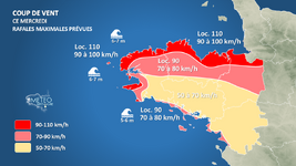 Illustration de l'actualité Coup de vent attendu sur la Bretagne à partir de la nuit prochaine