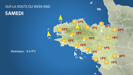 Illustration de l'actualité Sur la route du week-end: la tendance météo pour les festivités de Pâques
