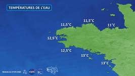 Illustration de l'actualité Quelles sont les températures de l’eau actuellement en Bretagne ?