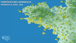 Illustration de l'actualité Contrastes marqués de température ce vendredi matin en Bretagne