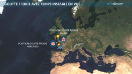 Illustration de l'actualité Bretagne : temps instable en vue avec l’arrivée d’une goutte froide