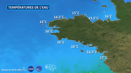 Illustration de l'actualité Quelles sont les températures de l'eau actuellement sur nos côtes ?