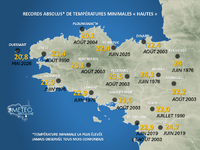 Illustration de l'actualité Les nuits d'été en Bretagne : des températures nocturnes de plus en plus élevées