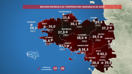 Illustration de l'actualité Climatologie bretonne : tout savoir sur le mois d’août, ses températures, ses records et son ensoleillement