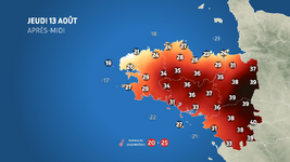 Illustration de l'actualité Fortes chaleurs : encore jusqu'à 40°C ce jeudi avant une baisse progressive