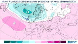 Illustration de l'actualité Temps anticyclonique avec peu de pluie en perspective...