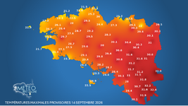Illustration de l'actualité Les 30 degrés se banalisent en Bretagne !