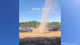 Illustration de l'actualité Un dust devil filmé à Gévezé le 12 septembre !