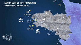 Illustration de l'actualité Le Finistère davantage arrosé cette nuit