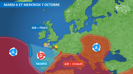 Illustration de l'actualité Encore de la chaleur mais avec une configuration plus instable