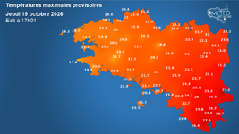Illustration de l'actualité Une journée aux allures printanières voire estivales en Bretagne