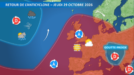 Illustration de l'actualité Retour d’une configuration anticyclonique et sèche…